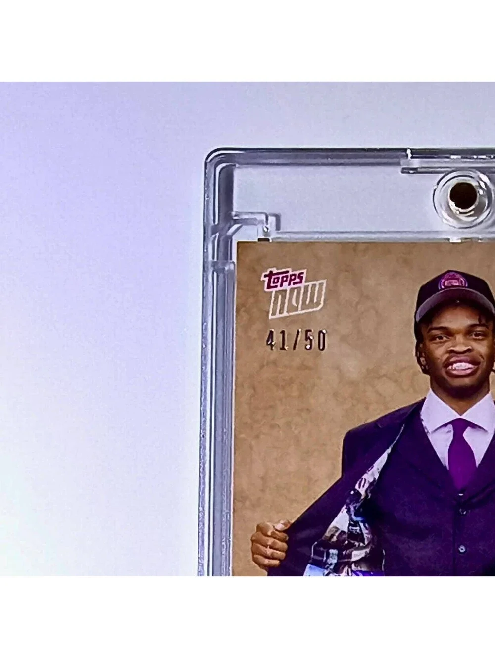 Ebuka Okorie Rookie 2026-27 Topps NBA Draft EOKO Gold Foil 41/50 Detroit Pistons